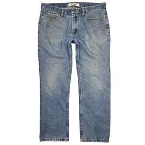 Urban UP Mens Jeans Size 36x30 Light Wash Relaxed Fit Casual Y2k 2000s Preppy